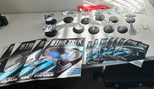 Eaglemoss Star Trek Official Starships Collection 11 Ship Lot w/ Reference Guide picture