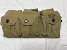 WWII WW2 US Army M1937 BAR Magazine Belt D.M. Shoe 1941 named picture
