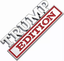 1PCS Trump Edition Emblem 3D Badge Stickers Decal Replacement for Car Truck SUV  picture