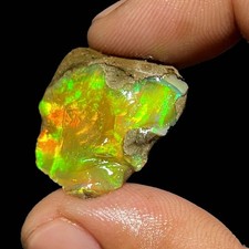 Stunning Ethiopian Opal Rough 12.70 Cts, Large Oil Opal Specimen Natural Opal picture