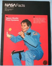 NASA Publication '86 vtg NASA FACTS Space Shuttle Food Systems Astronaut STS-5 picture