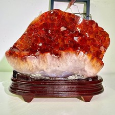 21.69LB Natural Citrine cluster mineral specimen quartz crystal healing picture