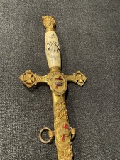 Vintage Masonic Sword Knights Templar Stunning picture