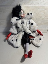 Vtg 1996 Disney Store Cruella de Vil Faux Fur Plush 18