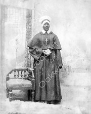 AFRICAN AMERICAN Nun, Oblate Sister of Providence c1880, Vintage Photo Reprint picture