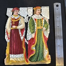 Vintage 1880’s Victorian Era Die Cut Scrap Henry Edward House Of York picture