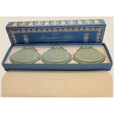 VTG Avon Avonshire Blue 1970s Collectible Vanity Soap Display w/ Box picture