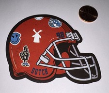Dutch Bros Coffee Sticker Second Chance Limited Edition Red Football Helmet picture