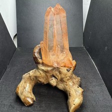 1.7LB Natural Red Crystal Quartz Obelisk Crystals Tower Point reiki healing+st picture