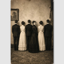 Odd Weird Photo Print Strange Oddity Creepy Photograph Vintage Victorian Women 4 picture