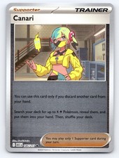 Canari 185/217 Uncommon Ascended Heroes Pokemon Reverse Holo Near Mint picture