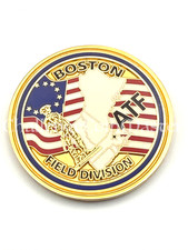 F88 ATF Boston Field Division Explosives Police Challenge Coin picture
