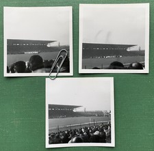3 x Vintage Photographs 1958 England v France Rugby Match Stade Yves-du-Manoir picture