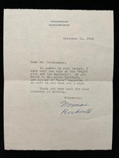 Norman Rockwell Typed Letter Signed - The Problem We All Live With- Ruby Bridges picture