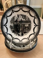 ROYAL STAFFORD WITCH CAULDRON SET OF 4 CEREAL BOWLS HAUNTED HOME HALLOWEEN NEW picture