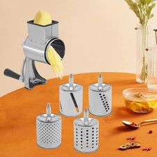 Multifunctional Manual Drum Cutter Slicer Hand Chopper Potato Shredder Steel picture