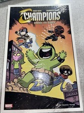 SKOTTIE YOUNG LITHOGRAPH Comic (Bundle Of 20) Sealed CHAMPIONS Change the World, picture