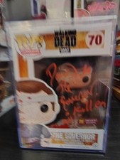 Governor Funko Pop Walking Dead Exclusive Signed and Quoted by David Morrissey. picture