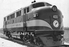1946 ATLANTIC & EAST CAROLINA RAILROAD Diesel 4x6 Borderless PHOTO picture