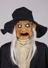 7 FT ANIMATED GHASTLY GRAVEDIGGER HALLOWEEN ANIMATRONIC PROP picture
