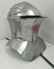Medieval Frog Mouth Helmet 15 Century Helmet Worn By Mounted Knights Halloween picture