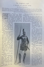 1901 The Emperor's Gift A Legend of Ancient Rome picture