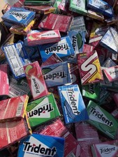 Trident gums  Just for Collecting Assorted Flavors Variety Of Flavors 50 gums👍 picture