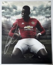 Paul Pogba Signed Photo, 8x10  with COA, Manchester United picture