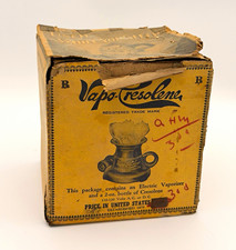 Vintage 1930s Vapo-Cresolene Electric Vaporizer Original Box Medical Quack 1930s picture