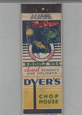 Matchbook Cover Crab Dyer's Chop House Toledo, OH picture