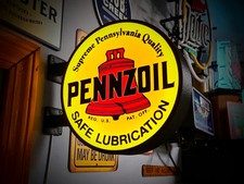 pennzoil double sided led sign  picture