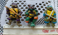 1988 Teenage Mutant Ninja Turtles Vintage TMNT Real magnets  Lot Of 3 picture