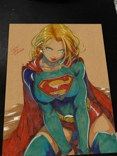 Superwoman Art Print Signed 8.5x11 | Art by Keyeske picture