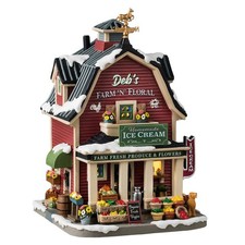 Lemax Harvest Crossing Village Debs Farm N Floral Homemade Ice Cream 45238 picture