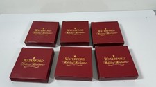 Lot of (6) Waterford Holiday Heirlooms New in Box Christmas Ornaments Seasonal picture
