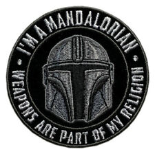 Mandalorian Weapons are A Part of My Religion Patch [Hook Fastener- W4] picture