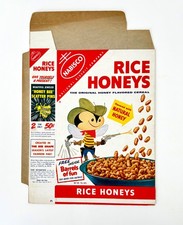 Vintage 1950s Nabisco Rice Honeys Cereal Box Rin Tin Tin Barrels Of Fun Premium picture