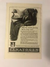 1917 Sanatogen Nerve Revitalizer Quack Medicine Bauer Chemical Magazine Print Ad picture