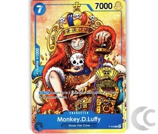 Monkey D Luffy P-043 2nd Anniversary Stamp ONE PIECE Card Game English NM picture