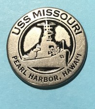 USS Missouri Battleship Collectible Token picture
