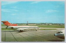 Huge Northwest Vintage Greater Pittsburgh International Airport Chrome Postcard picture