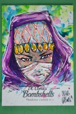 Jason Keith Phillips Mayonnaise & Bread 1/1 Sketch 2019 Cryptozoic DC Bombshells picture