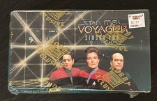 1996 SkyBox Star Trek Voyager Season 2 Hobby Box,Trading Cards, 48 Packs, Sealed picture
