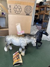 Vintage 1983 Breyer Montgomery Wards 62509 Percherons Belgian Shire ORIGINAL BOX picture