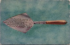 George Washington Masonic Trowel Postcard Capitol Smithsonian 1929 picture