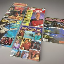 Vtg Lot Star Trek Offical Movie Magazines III IV V & Poster Edition & Next Gener picture
