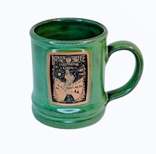 2025 Bones Coffee Co. Highland Grog Handthrown Green Mug Deneen Pottery-14 OZ picture