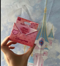 Authentic 2026 HK Disney HAPPY VALENTINE'S DAY 2-Pins SEALED 1pcs Mystery Box picture