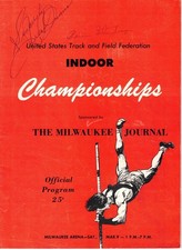 Jesse Owens & Brian Sternberg Signed U.S. Track and Field Championships Program picture