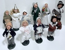Lot of 10 Byers Choice Carolers Mix Lot Carolers Christmas picture